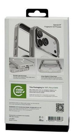  Накладка для i-Phone 17 Pro Puloka Armor Magsafe черный