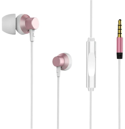  Наушники с микрофоном Remax RM-512 1.2м розовые