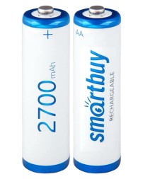 Аккумулятор NiMh Smartbuy AA/2BL 2700 mAh (24/240) (SBBR-2A02BL2700)