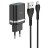  Сетевое зар. устр. Hoco C12Q с шнуром Micro 1USB QC3.0 2.4A черное