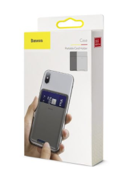 Силиконовый чехол для карт Baseus ACKD-A0G темно-серый