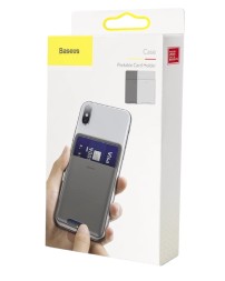 Силиконовый чехол для карт Baseus ACKD-A0G темно-серый