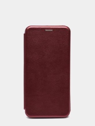  Чехол-книжка Huawei Honor 50 Fashion Case кожаная боковая малиновая