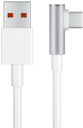  Usb Кабель-зарядка Xiaomi L-Shaped USB на Type-C 6A 1.5м угловой белый