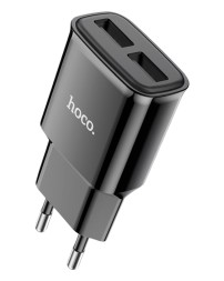 Сетевое зар. устр. Hoco C88A 2USB 2.4A черное
