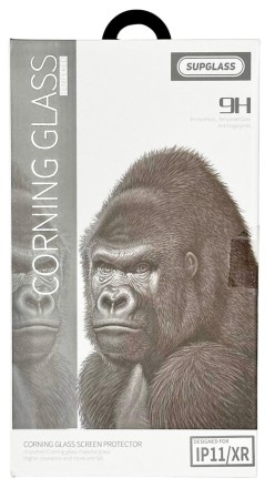  Защитное стекло для i-Phone 11/XR 6.1&quot; Supglass XC-10 3D чёрное