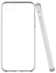 Чехол-накладка силикон i-Phone 5/5s прозрачный 2.0мм тех.пак