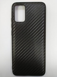 Накладка для Samsung Galaxy A02S силикон карбон