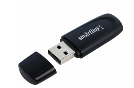  USB флеш накопитель Smartbuy 64GB Scout (SB064GB2SCK) черный