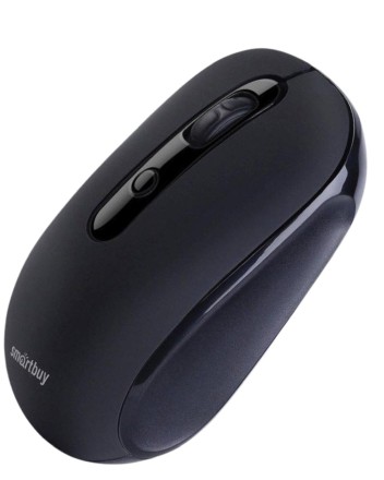  Мышь беспроводная беззвучная Smartbuy ONE 262AG USB/DPI 800-1200-1600/4 кнопки/1AA (SBM-262AG) черн