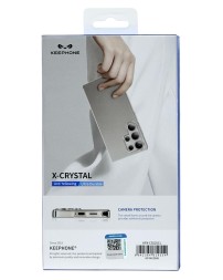 ΠΠ°ΠΊΠ»Π°Π΄ΠΊΠ° Π΄Π»Ρ Samsung Galaxy S25 Keephone X-Crystal ΠΏΡΠΎΠ·ΡΠ°ΡΠ½ΡΠΉ