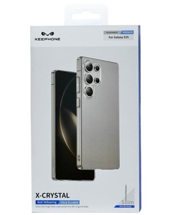  Накладка для Samsung Galaxy S25 Keephone X-Crystal прозрачный