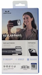 Накладка для i-Phone 17 Pro Keephone Kevlar Paris MagSnap черный