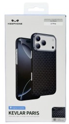 Накладка для i-Phone 17 Pro Keephone Kevlar Paris MagSnap черный