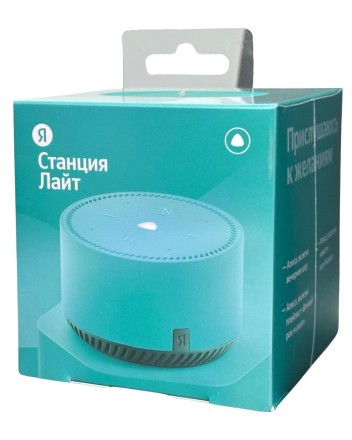  Умная колонка Яндекс Станция Лайт BT5.0/Wi-Fi/5Вт зеленая