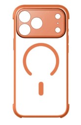 Накладка для i-Phone 17 Pro Momax AiR Magsafe оранжевый