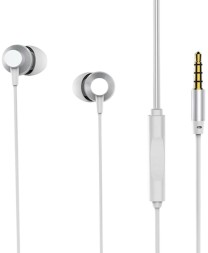 Наушники с микрофоном Remax RM-512 серебристые