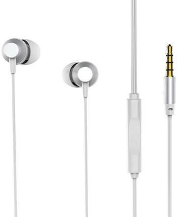  Наушники с микрофоном Remax RM-512 серебристые