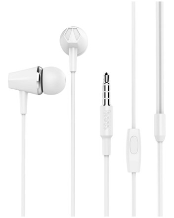  Наушники с микрофоном Hoco M34 1.2м белые