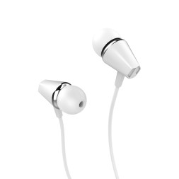Наушники с микрофоном Hoco M34 1.2м белые