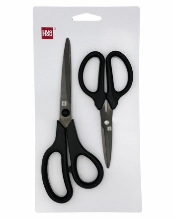  Многофункциональные ножницы HuoHou Titanium Stationery Scissors (HU0030) 2шт черные