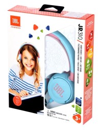Стереонаушники полноразмерные JBL JR310 1.2м голубые/розовые