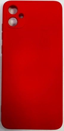  Накладка для Samsung Galaxy A05 Silicone cover красная