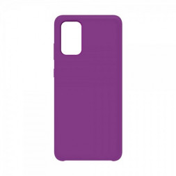 Накладка для Samsung Galaxy A71 Silicone cover фиолетовая