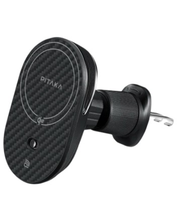  Держатель в воздуховод с беспроводной зарядкой Pitaka Magez Car Mount Pro 2 Qi2 черный