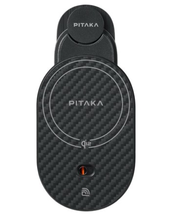  Держатель в воздуховод с беспроводной зарядкой Pitaka Magez Car Mount Pro 2 Qi2 черный