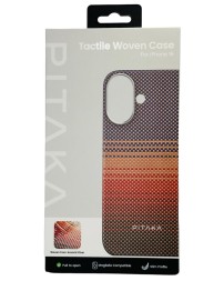 Накладка для i-Phone 16 6.1&quot; Pitaka Tactile Woven case (Sunset)
