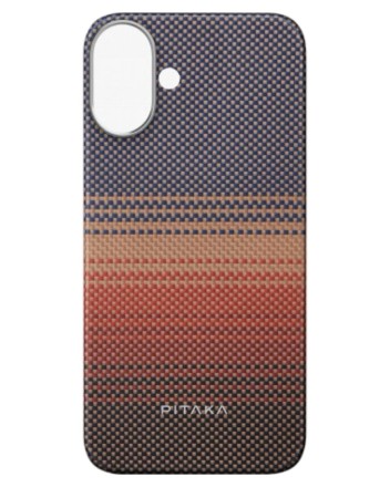  Накладка для i-Phone 16 6.1&quot; Pitaka Tactile Woven case (Sunset)