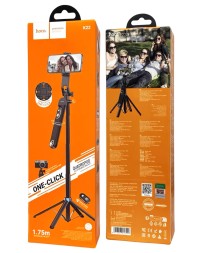 Монопод с пультом ДУ Hoco K22 черный