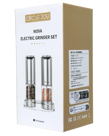  Мельницы электрические Circle Joy Nova Electric Grinder Set CJ-EG11 серебро