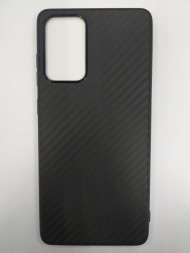 Накладка для Samsung Galaxy A72 силикон карбон