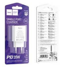 Сетевое зар. устр. Hoco C143A 1C 20W белое