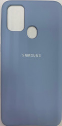 Накладка для Samsung Galaxy M21 Silicone cover голубая