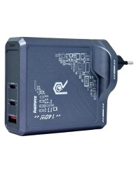 Сетевое зар. устр. Remax RP-U106 1USB/2C 140W серое