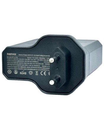  Сетевое зар. устр. Remax RP-U106 1USB/2C 140W серое
