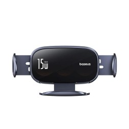 Держатель c беспроводной зарядкой Baseus LightChaser Triple-Coil Wireless C40355901111-00 черный
