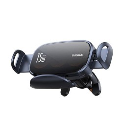 Держатель c беспроводной зарядкой Baseus LightChaser Triple-Coil Wireless C40355901111-00 черный