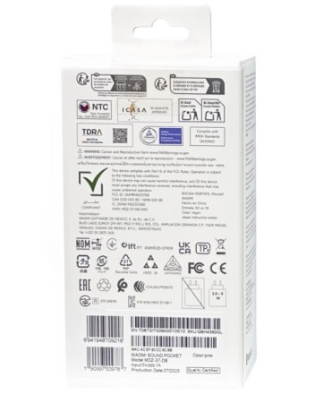  Bluetooth колонка Xiaomi Mi Sound Pocket (MDZ-37-DB) розовая