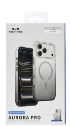 Накладка для i-Phone 17 Pro Keephone Aurora Pro MagSnap серый