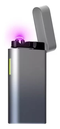  Зажигалка электронная Beebest Plasma Arc Lighter L400 серая