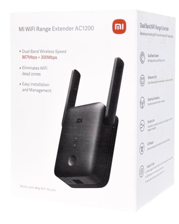  Усилитель Wi-Fi сигнала Xiaomi Mi Range Extender AC1200 RC04/DVB4348GL черный
