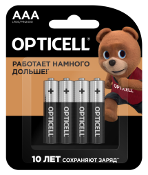 Батарейка щелочная Opticell Basic AAA/LR03/BL4