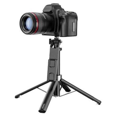  Монопод с пультом ДУ Hoco K21 BT4,2/1370мм черный