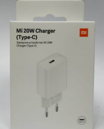 Сетевое зарядное устройство Xiaomi MI 20W Charger 1USB-C 20W (BHR4927GL) белое