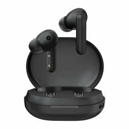 Наушники беспроводные Bluetooth Haylou GT7 Neo полупрозрачные черные
