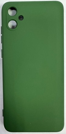  Накладка для Samsung Galaxy A05 Silicone cover зеленая